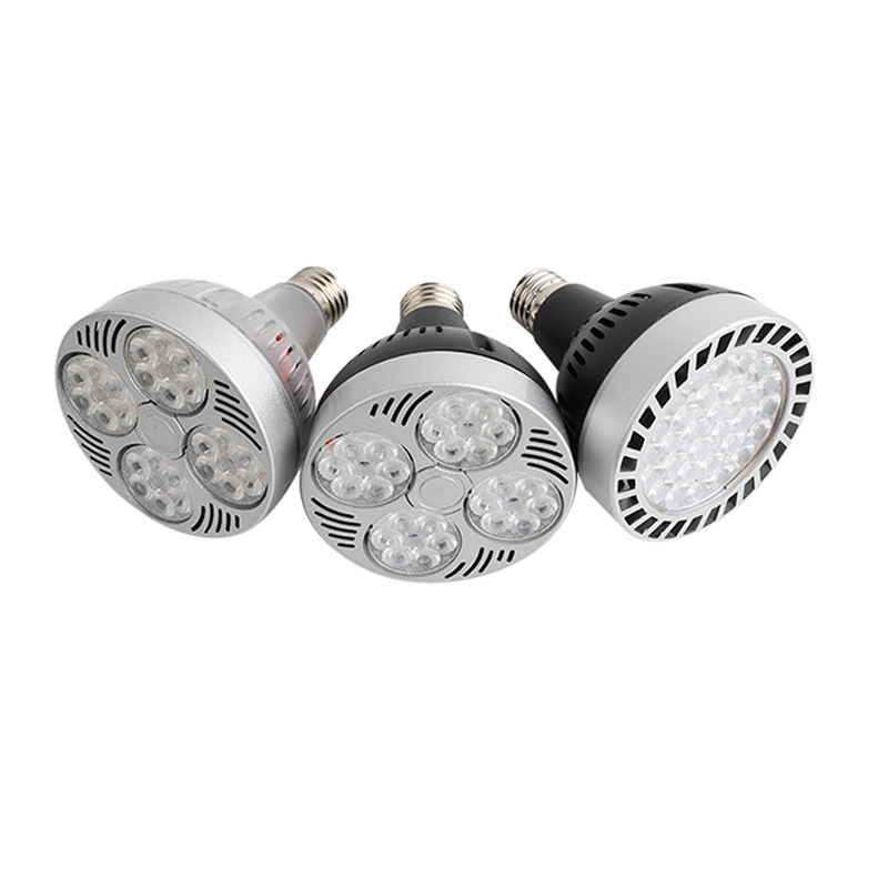 lámpara led par mayorista fuente de luz cob lámpara tienda comercial par30 luz de fondo de guía e27 bombilla PAR
