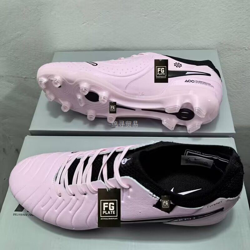 新品レジェンド10サッカーシューズFGロングスパイク防水ニットCR7天然草学生子供競技トレーニングメンズシューズ|undefined