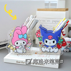 2 Yuan Shop Small Gift Cartoon Student Desktop Pen Holder Makeup Brush Stationery Acrylic Wholesale