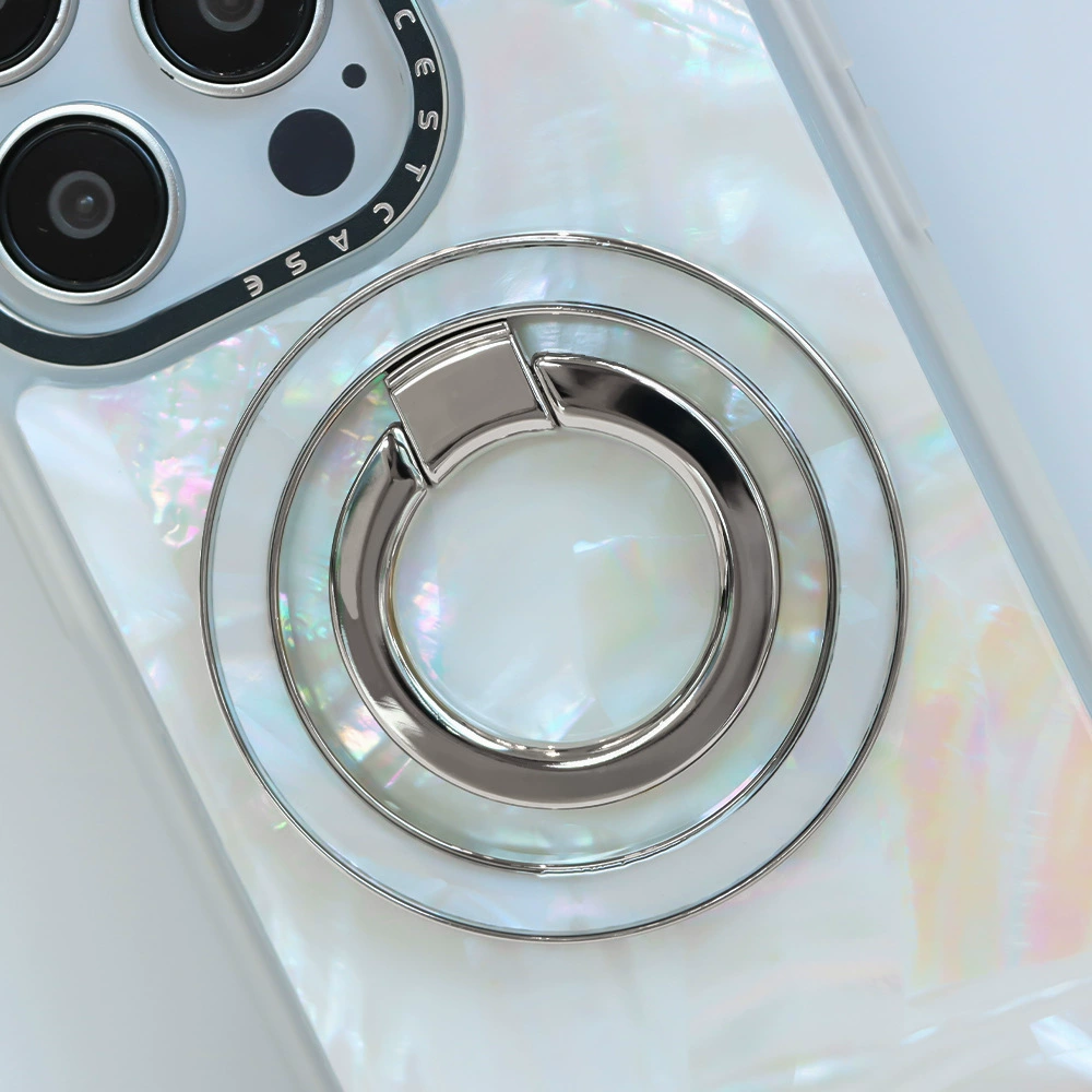 New Fritillaria Magnetic Smedie Desktop Folding Magnetic Suffering Mobile Metal Ring Branch Factory Direct Sales
