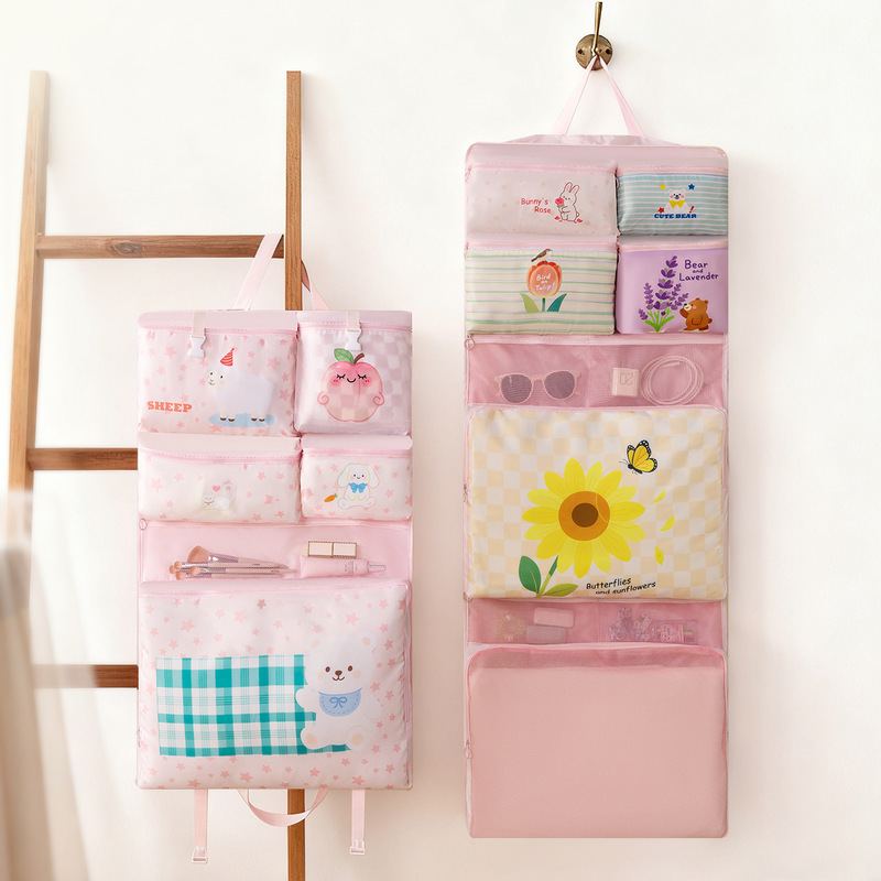 Cartoon Printed Ten-In-One Travel Cosmetics Bag, Business Trip Luggage, Clothing, Toiletry, Sorting and Storage Bag