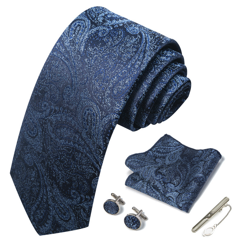 Coffret cadeau de couleur nette pour hommes, 1200 aiguilles, ensemble de robe d'affaires de groupe, cravate de mariage, usine_voghion.com