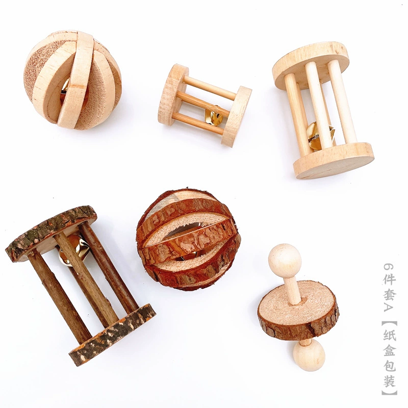 Комплект, деревянная игрушка, кролик, 7 предметов, Amazon