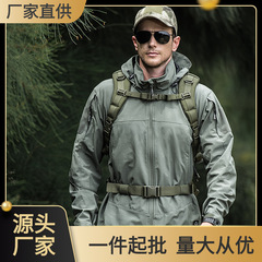 アウトドア軽量通勤タクティカルジャケットアサルトソフトシェルジャケットメンズ防風撥水登山ジャケット