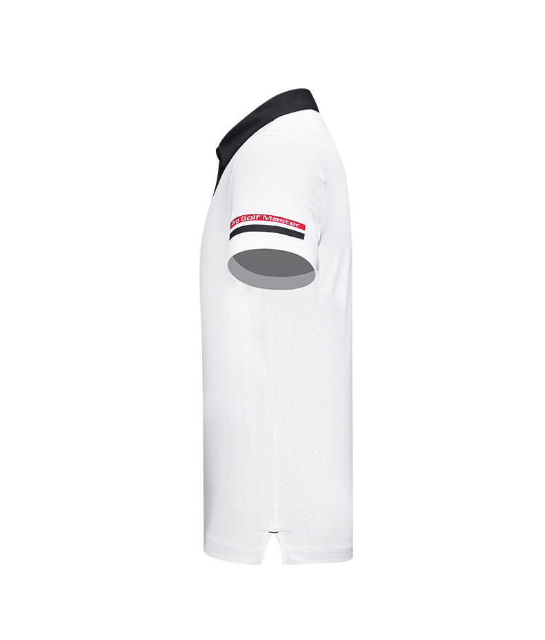 Áo golf ngắn tay bé trai PGM cổ bẻ, vải thoáng khí mùa hè — YF597-Áo màu trắng, KUZ159-Quần Trắng, KUZ159-Quần màu xanh nước biển, KUZ159-Quần Đen chi tiết 14