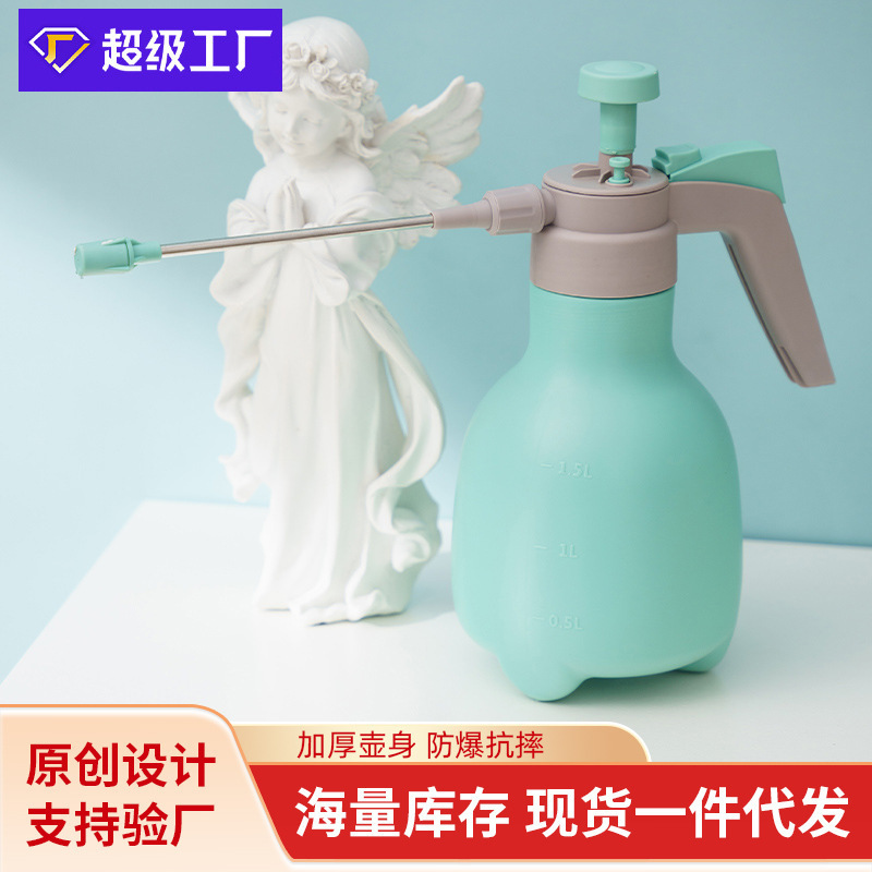 1L Thickened Watering Can Spray Bottle for Home Use, Pressure-Type Sprayer for Disinfection and Pesticide Application