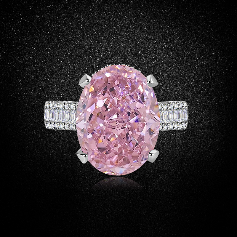 Women's Gender Plating Design Wholesale Jewelry Elegant Streetwear Geometric Copper High Carbon Diamond Plating Adjustable Ring