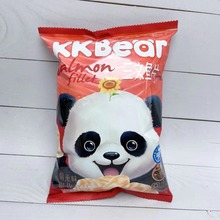 KKBear 40g三文鱼片袋装膨化食品烟熏藤椒日式酱油味休闲薯片零食