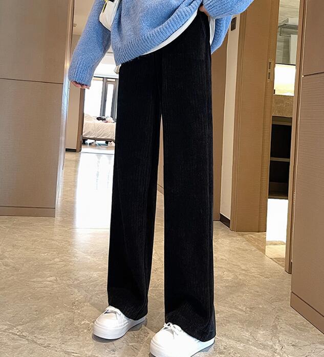 Pantalon noir sans velours / M
