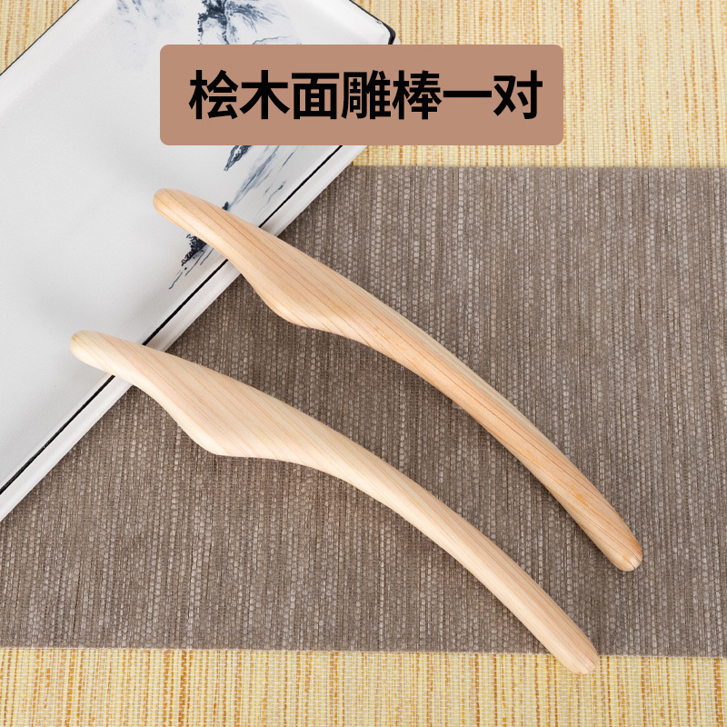 棒の穴の美容院のやせている筋の檜のマッサージの体の彫刻の棒の顔の形の “剃ります美体の日本式の経絡の顔の彫刻”|undefined