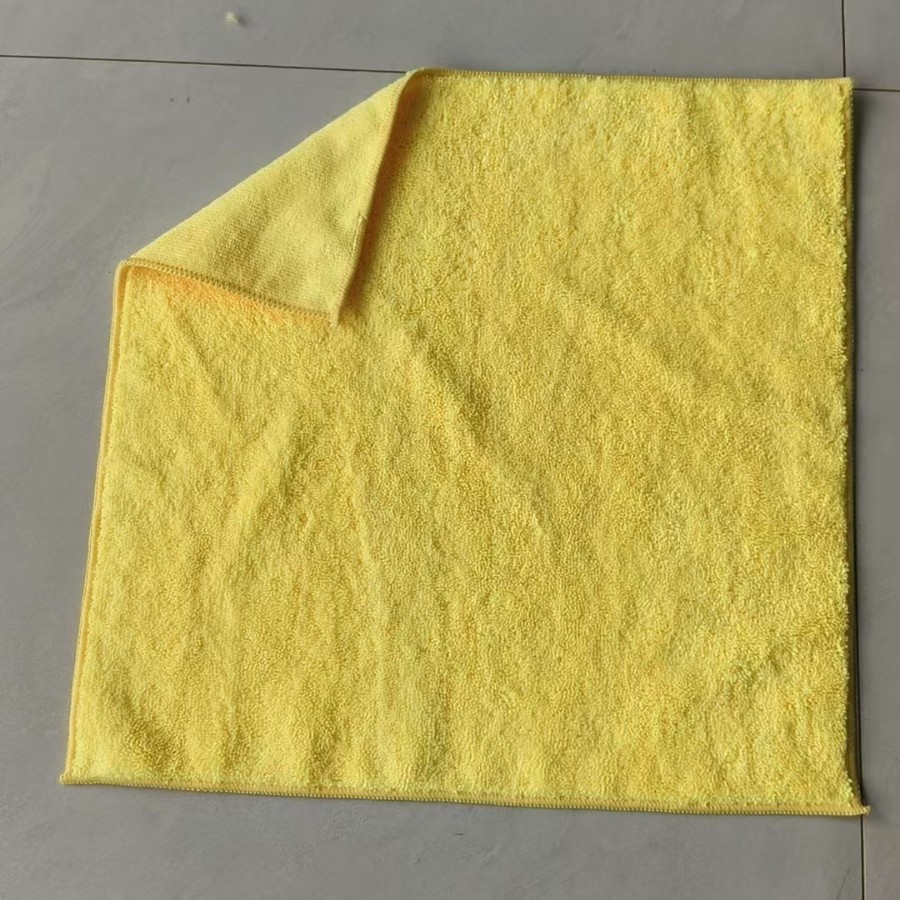 absorción de agua microfibra toalla de limpieza de automóviles borde de corte caliente toalla de lavado de automóviles gruesa pequeña toalla cuadrada de pelo alto y bajo toallas de limpieza de belleza image 16