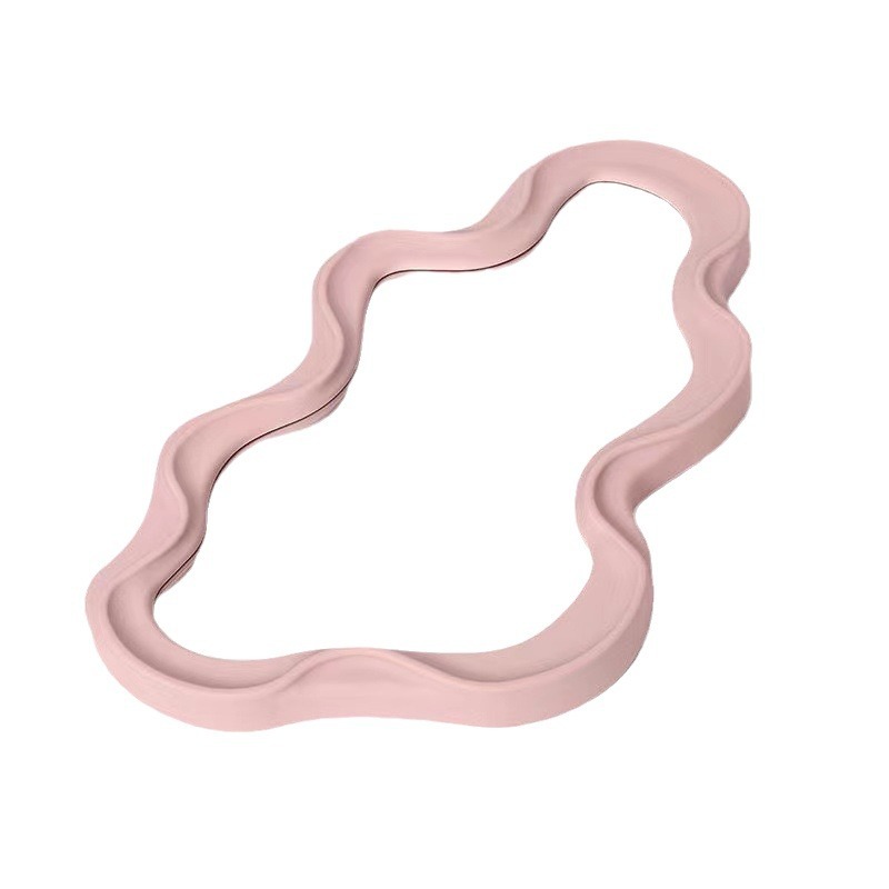 Fábrica nube espejo escritorio vestidor espejo maquillaje espejo estudiante dormitorio escritorio espejo onda irregular