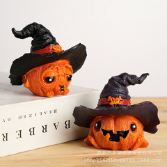 国境を越えた新しいハロウィーンの幽霊魔女カボチャ樹脂クリエイティブ小さな装飾品マイクロ風景デスクトップ雰囲気装飾