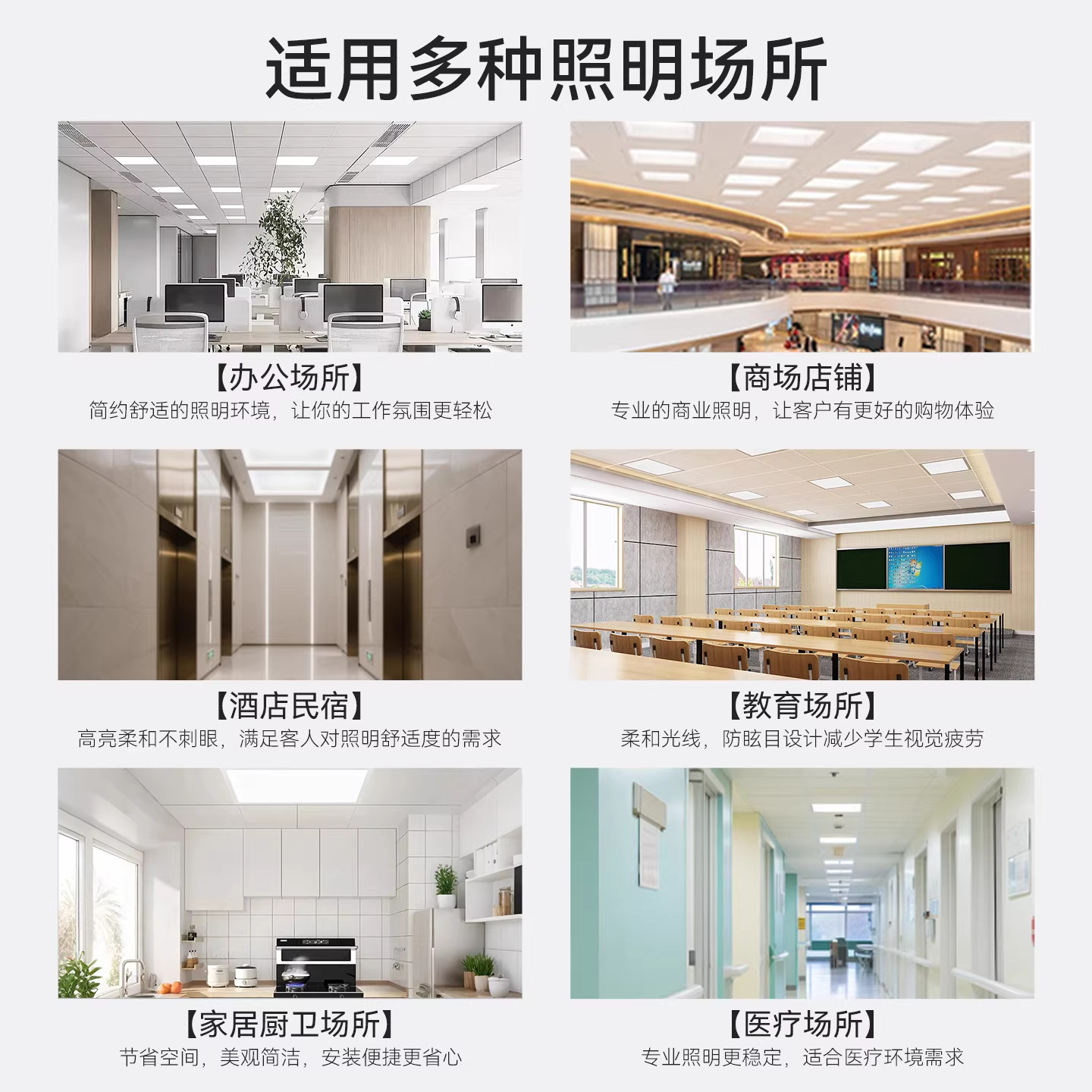 FSL Foshan iluminación de oficina integrada lámpara de techo led lámpara de panel 600x600 aluminio botón lámpara de panel de yeso