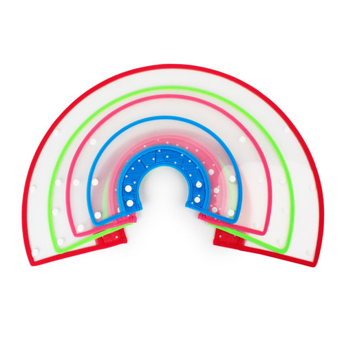 Hot selling colorful Elizabethan collar, anti-licking and biting pet collar for dogs and cats, soft edge postoperative beauty pet collar