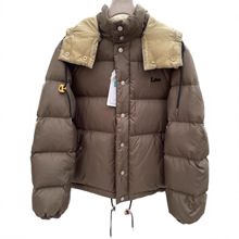 许开心羽绒服lee韩国设计师情侣款连帽休闲羽绒服