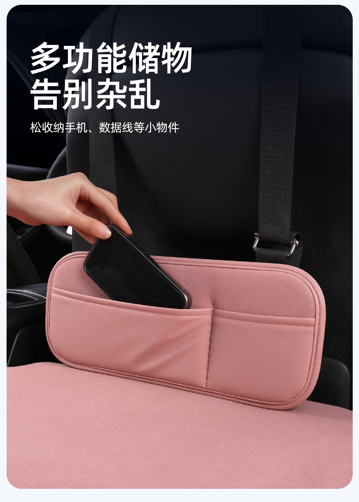 Double-Sided Folding Car Bed, No Inflation Needed, Universal Rear Seat Sleeping Pad, Portable for Self-Driving Camping and Long-Distance Car Travel