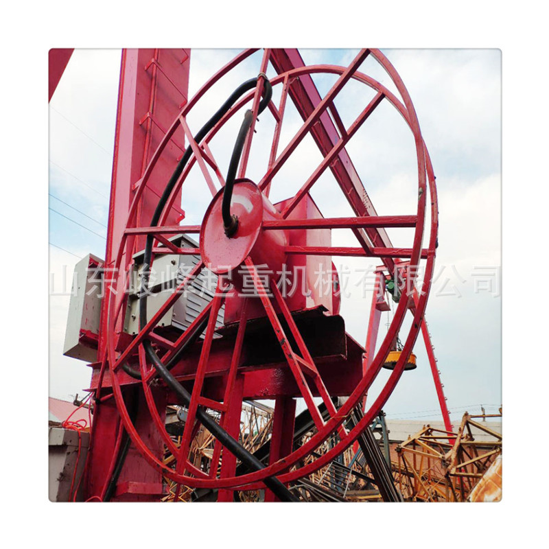 弹簧式电缆卷筒 起重机行车龙门吊滚筒 卷线盘线器支持做