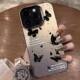 Small fresh butterfly for 15ProMax mobile phone case iPhone14 high color value 13 color silver case 12/11 full package 7