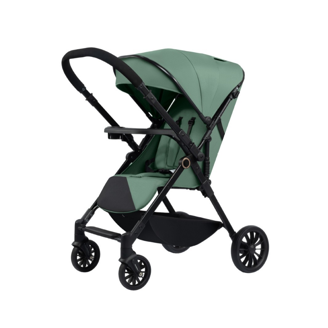 Q1P Two-Way Baby Stroller Can Sit and Lie Down, Lightweight Foldable Two-Way Baby Tray Stroller, Baby Stroller