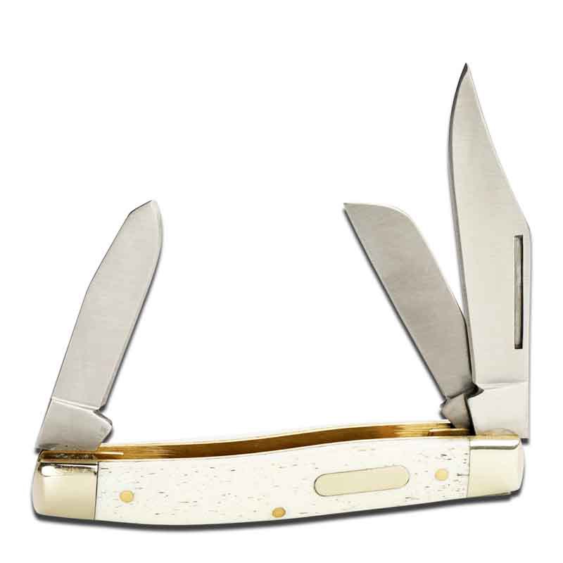 经典EDC便捷刀具户外随身工具骨柄小刀野外生存迷你折刀传统折刀