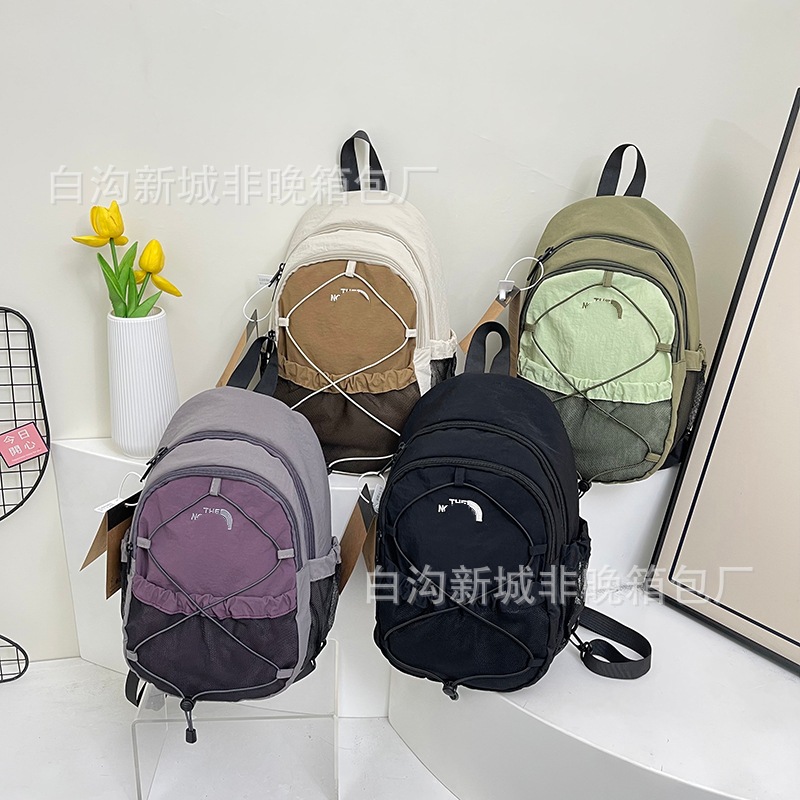 Sports Outdoor Leisure Backpack, Multifunctional Backpack on the Back, Large Capacity Chest Bag, Mountaineering Travel Bag, Student School Bag