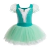 W1556#Green-Dance Skirt