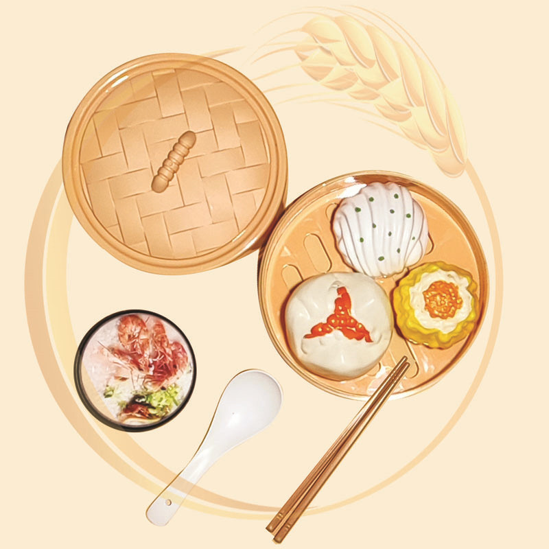 Fábrica al por mayor chino y occidental comida cocina juguetes simulación alimentos juguetes vapor hamburguesa pizza niños jugar casa traje