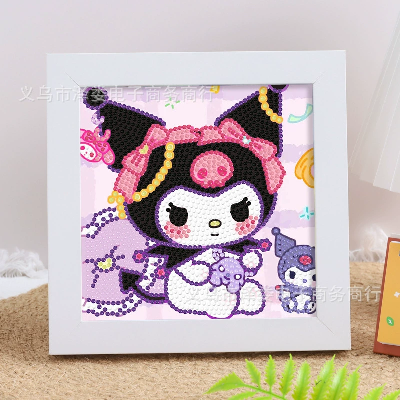 Набор для алмазной вышивки (Sanrio) Пикачу в раме, 17×17 см, комплект для полного стежка DIY