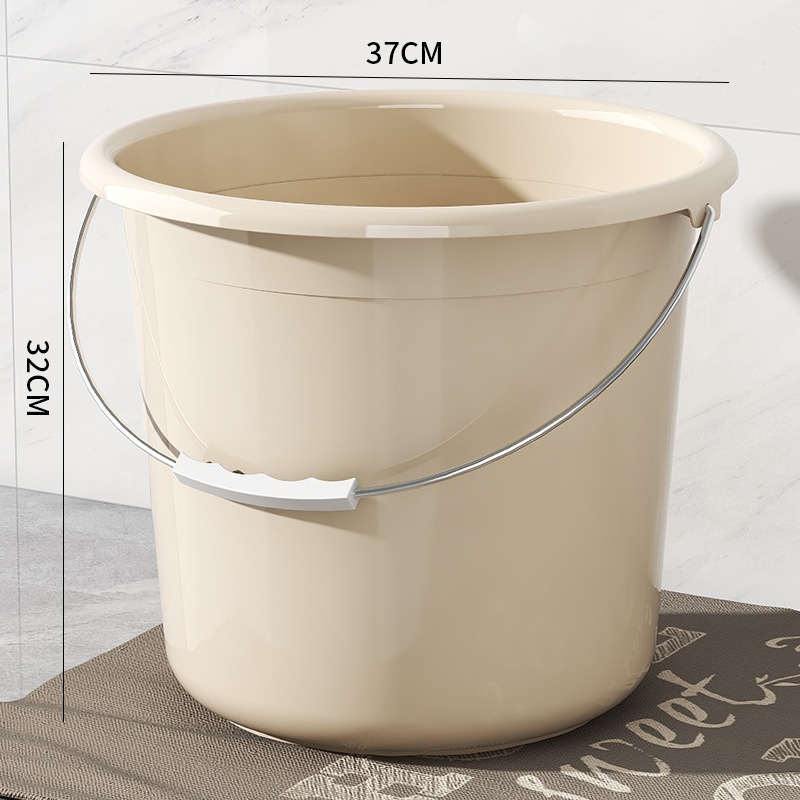 Cubo de lavandería dormitorio de estudiantes domésticos cubo de baño grande con cubierta al por mayor cubo de plástico cubo de espesamiento cubo de almacenamiento al por mayor