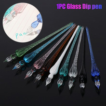 1Pcs Vintage Glass Dip Dipping Pen Filling Ink Signature跨境