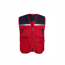 牛津布多口袋广告宣传摄影活动志愿者红背心工作服马甲印logo