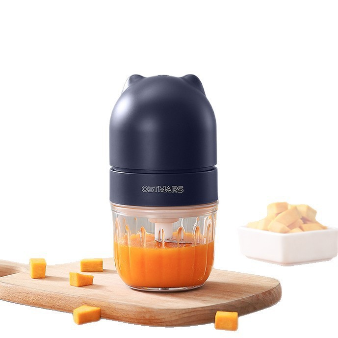OSTMARS电动辅食机家用迷你绞肉机小型打馅碎菜料理机便携神器|undefined