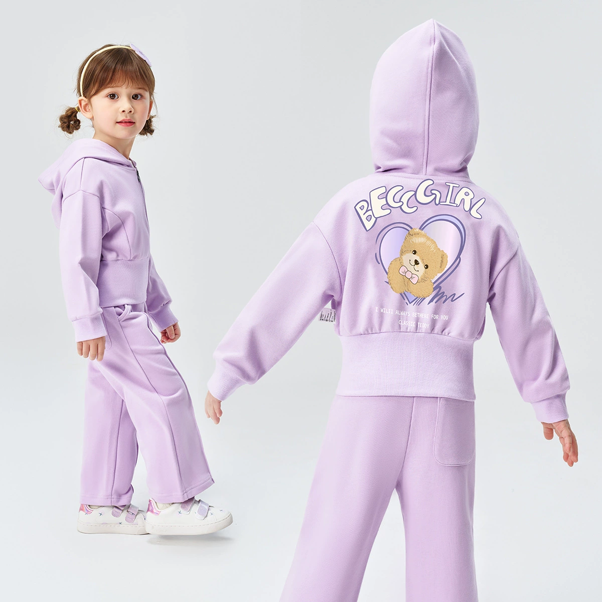 精典泰迪 Spring children's set, hoody, sports suit, children's clothing, trend of season