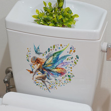 M16056小尺寸创意精灵仙子宝石墙体客厅卧室马桶装饰墙体厂家批发