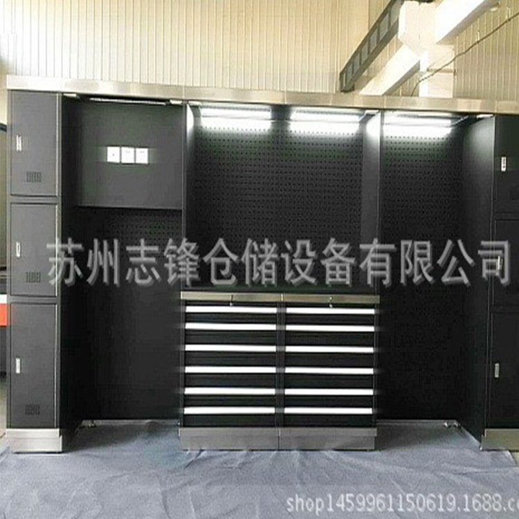 大型维修站汽车4S店工作桌船舶工作台组合工具柜工具车置物柜厂家