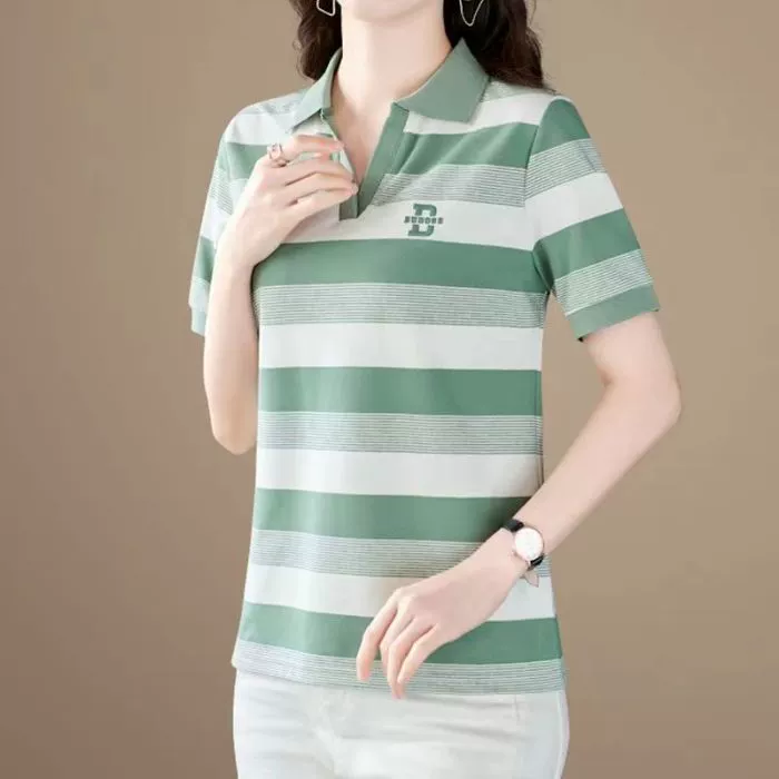 Модная футболка с короткими рукавами женская трансграничная летняя новая повседневная нижняя рубашка