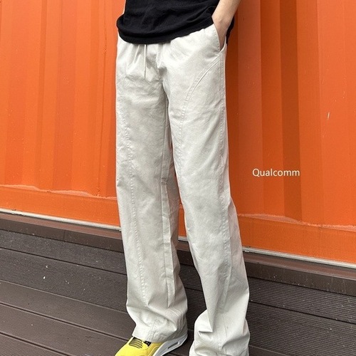 American Trend Bending Knife Quick Dry Pants for Men, Tall Slimming Casual Pants, Personality Loose Slimming Work Straight Leg Pants