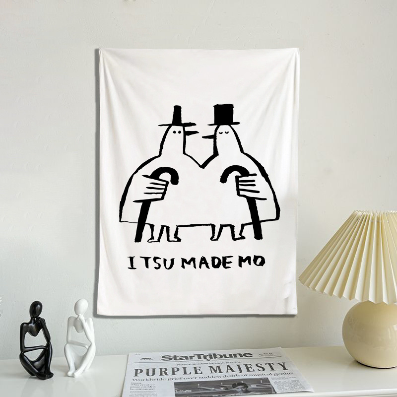 Inswind pintura de líneas artística colgar tela dormitorio sala de estar pared sofá decoración tela de fondo de alquiler transformación