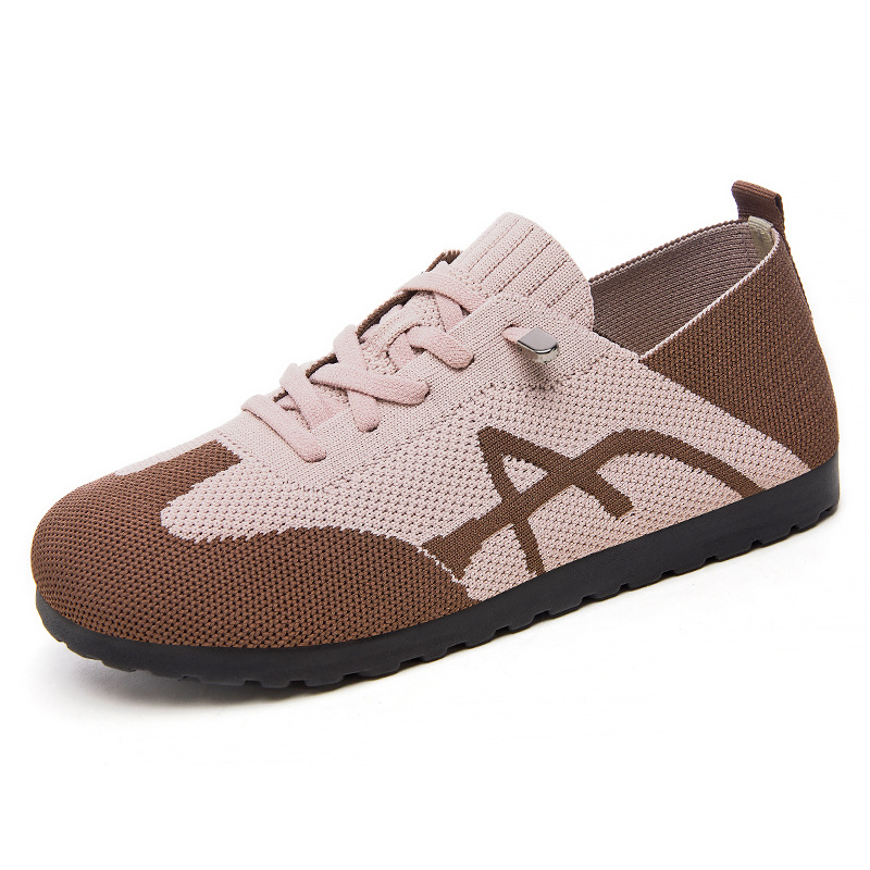 Zapatos para mujeres de mediana edad y ancianos, zapatos individuales cómodos y transpirables de verano, ventas directas de fábrica, suela blanda, zapatos casuales de malla para madre