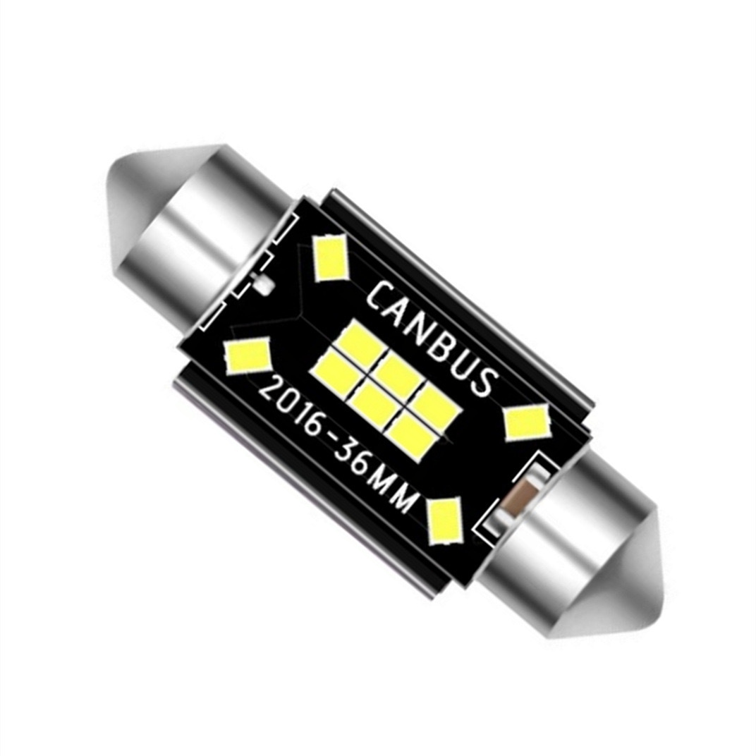 2016 8 luces de techo LED de automóvil 12 luces de resaltado decodificación de luz de lectura de lámpara de matrícula de luz de caja trasera