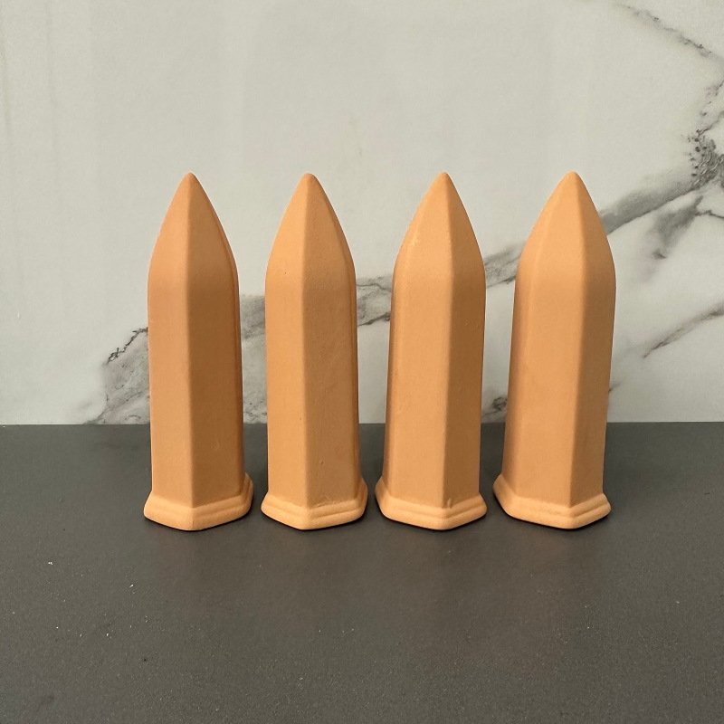 Amazon gardening ceramic flower watering automatic water seepage red pottery drip irrigation potted flowers green plant watering tools