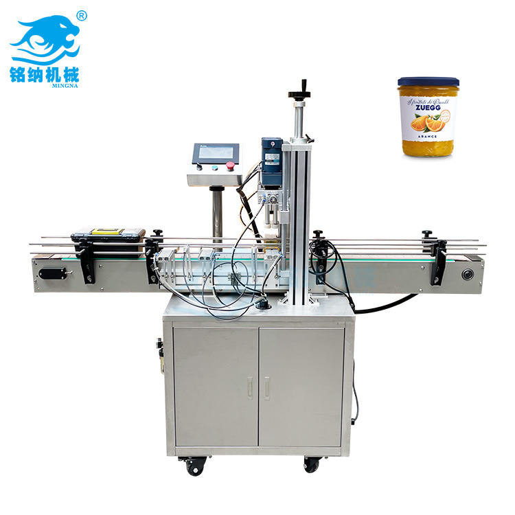 自动双电机锁盖机人工下盖自动旋盖机螺纹盖自动旋盖机械设备生产