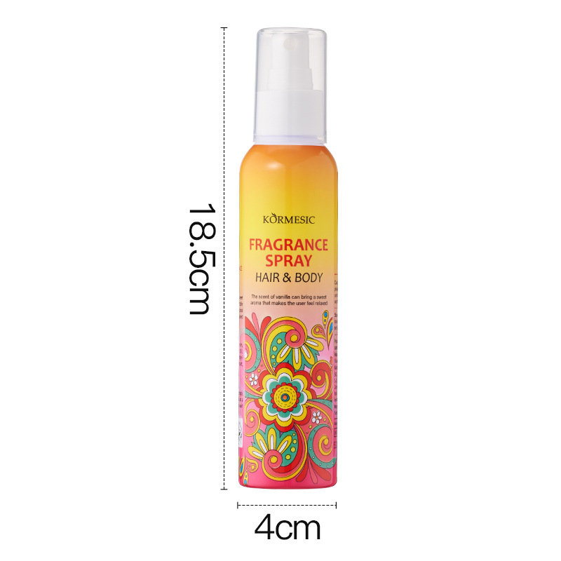 KORMESIC Hair and Body Fragrance Spray - Vanilla 150ml [Cross-border sales, domestic sales prohibited, purchase implies a disclaimer and liability
