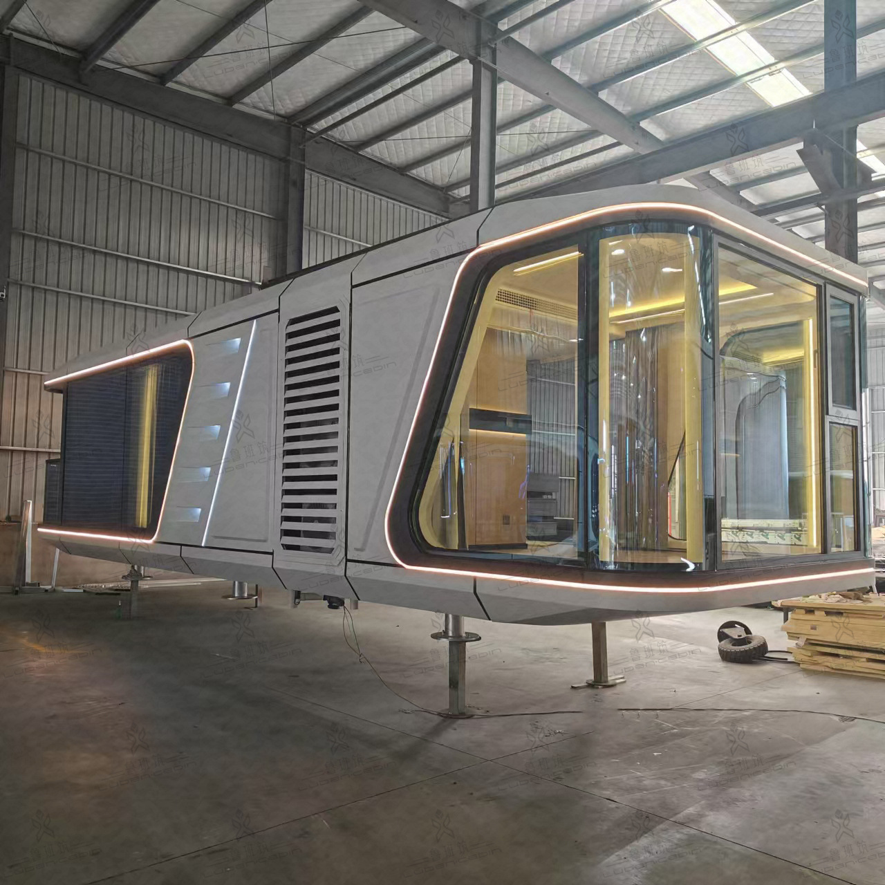 Modular integrado espacio cápsula B & B cápsula al aire libre multi-funcional paisaje edificio camping cabina espacio habitación