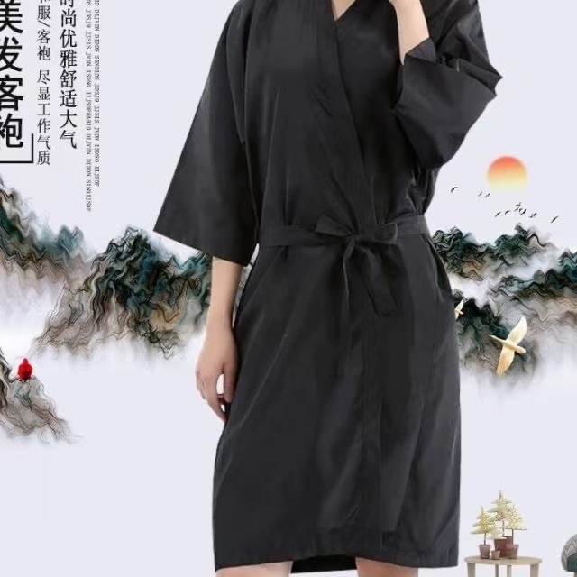 도매 헤어 살롱 SPA 게스트 가운 미용 게스트 가운 헤어 염색 의류 고객 서비스 뷰티 살롱 게스트 가운을 설정할 수 있습니다