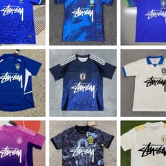 Stussy斯图西球衣弗拉门戈日本巴西足球服可帮代发日本女神服饰