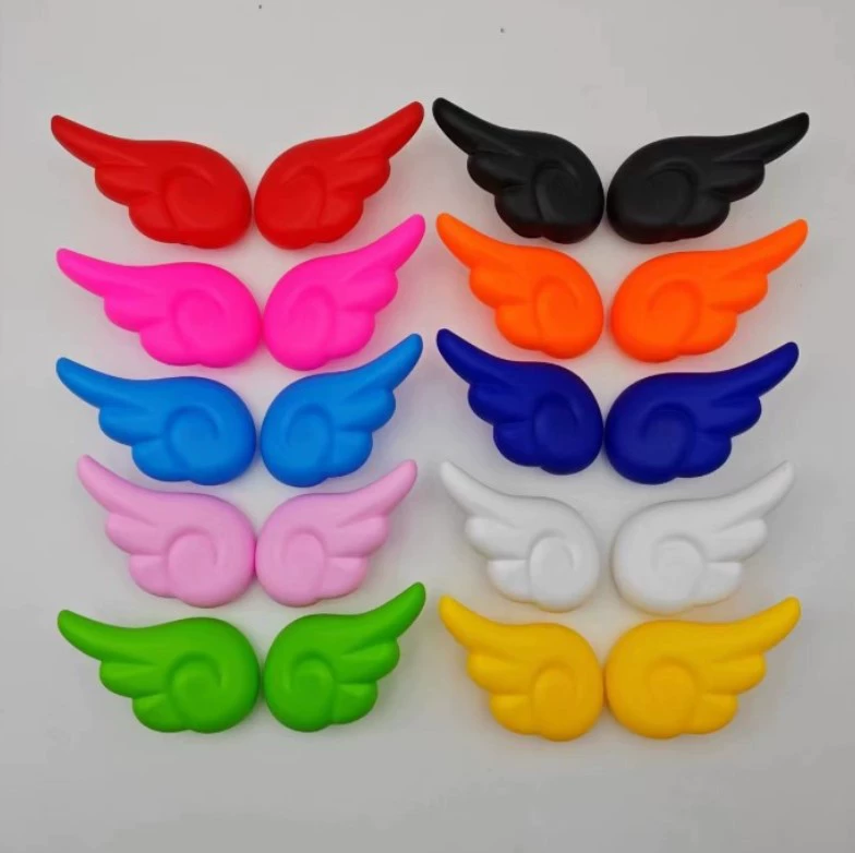 Электрический автомобиль передний и задний декоративные наклейки мотоциклетный шлем ангел крылья наклейки универсальный рог ушей крылья