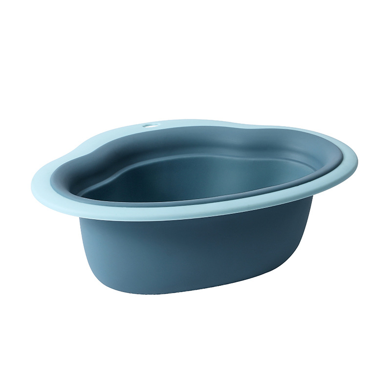 Cocina de color de contraste fregadero cesta de drenaje ventosa fija cesta de lavado de frutas y verduras estante de drenaje fregadero estante de almacenamiento de esquina