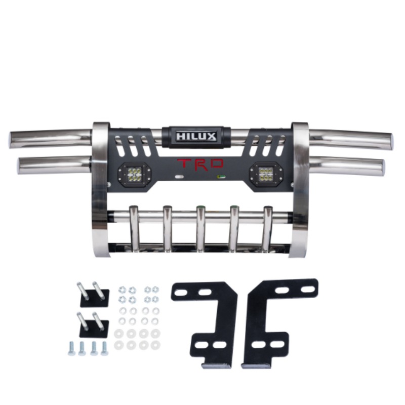 Hilux Vigo 2005 - 2009 Doble tubo con barras delanteras parachoques delanteros